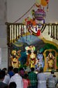 Spiritual Seekers Taking Blessings From Lord Shree Krishna